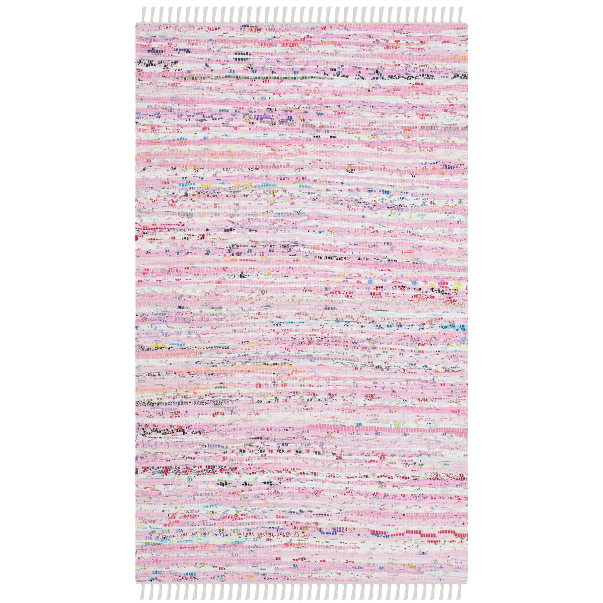 SAFAVIEH Handmade Rag Rug Litzy Stripe Cotton Rug