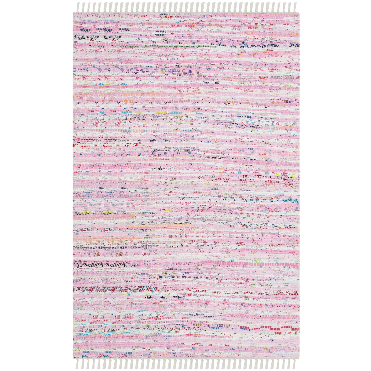 SAFAVIEH Handmade Rag Rug Litzy Stripe Cotton Rug