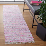 SAFAVIEH Handmade Rag Rug Litzy Stripe Cotton Rug