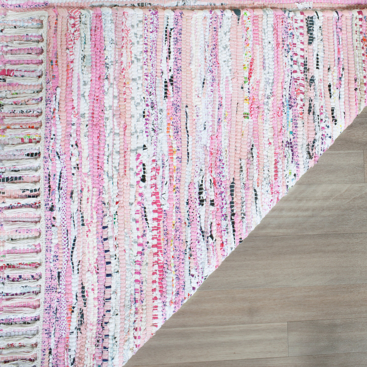 SAFAVIEH Handmade Rag Rug Litzy Stripe Cotton Rug