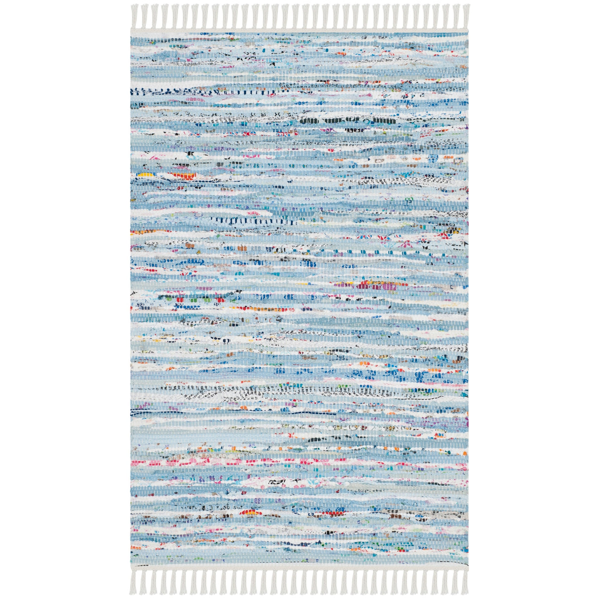 SAFAVIEH Handmade Rag Rug Litzy Stripe Cotton Rug