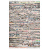 SAFAVIEH Handmade Rag Rug Litzy Stripe Cotton Rug