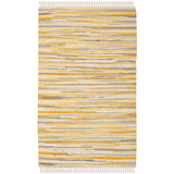 SAFAVIEH Handmade Rag Rug Nya Casual Stripe Cotton Rug