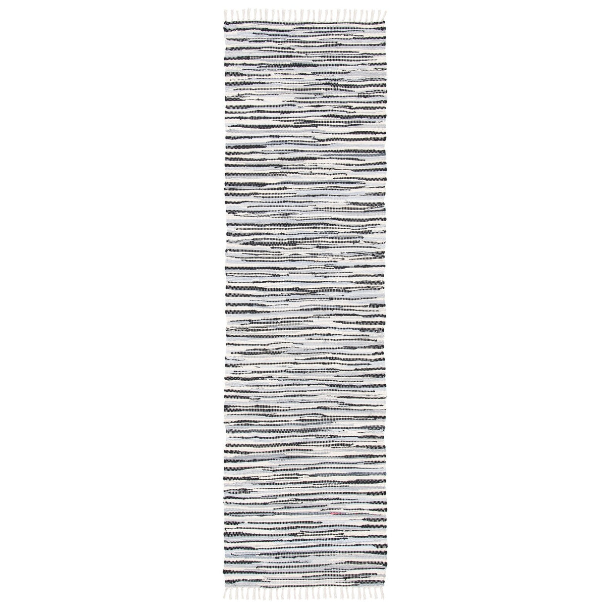 SAFAVIEH Handmade Rag Rug Nya Casual Stripe Cotton Rug