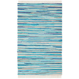 SAFAVIEH Handmade Rag Rug Nya Casual Stripe Cotton Rug