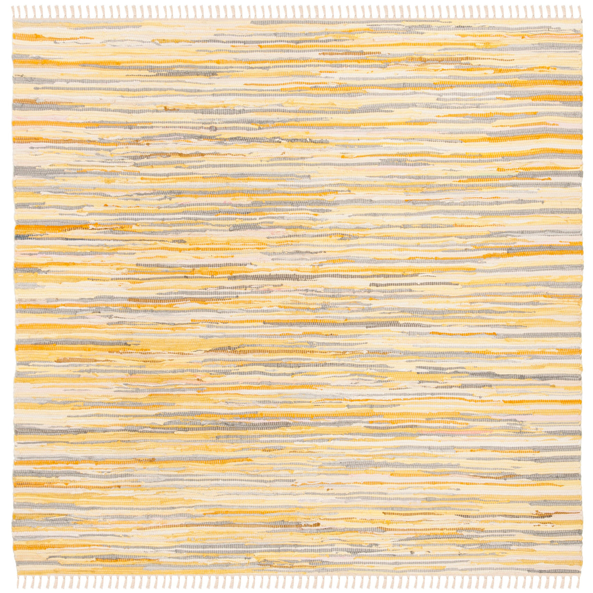 SAFAVIEH Handmade Rag Rug Nya Casual Stripe Cotton Rug