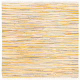 SAFAVIEH Handmade Rag Rug Nya Casual Stripe Cotton Rug