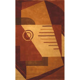 SAFAVIEH Handmade Rodeo Drive Atossa Mid-Century Modern Abstract Wool Rug