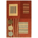 SAFAVIEH Handmade Rodeo Drive Erela Mid-Century Modern Abstract Wool Rug