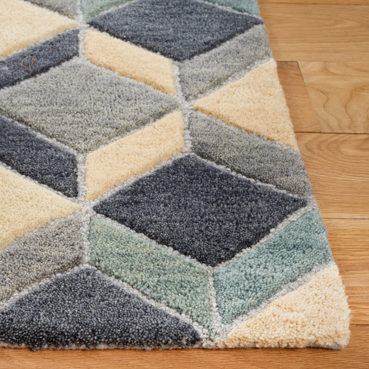 SAFAVIEH Handmade Rodeo Drive Jaycee Mid-Century Modern Wool Rug