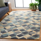 SAFAVIEH Handmade Rodeo Drive Jaycee Mid-Century Modern Wool Rug