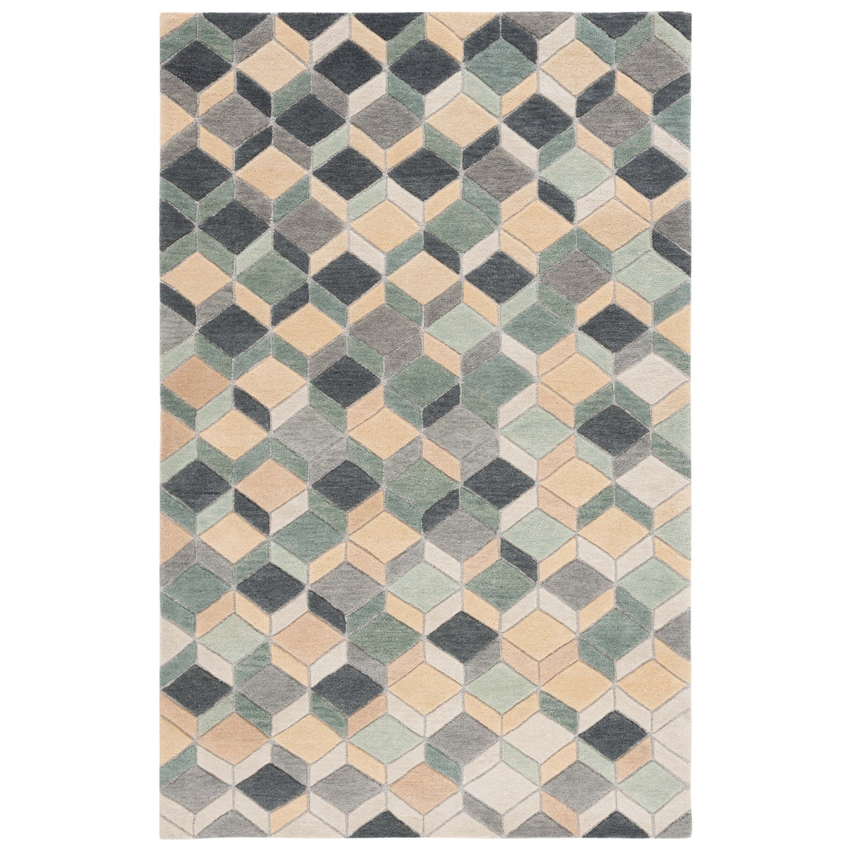 SAFAVIEH Handmade Rodeo Drive Jaycee Mid-Century Modern Wool Rug