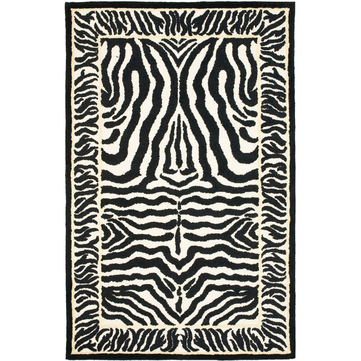 SAFAVIEH Handmade Rodeo Drive Kiyomi Mid-Century Modern Abstract Wool Rug