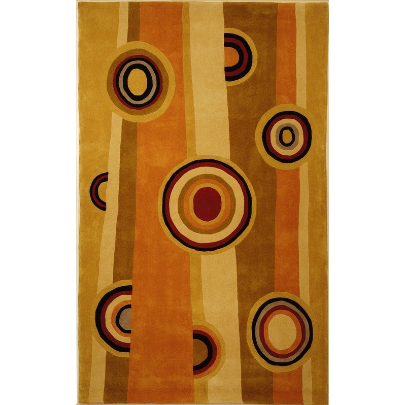 SAFAVIEH Handmade Rodeo Drive Saltanat Mid-Century Modern Abstract Wool Rug