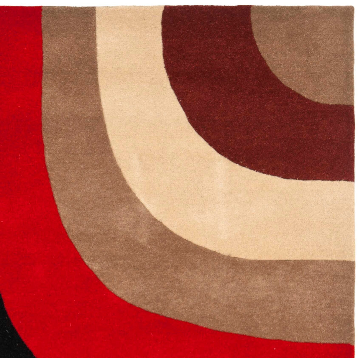 SAFAVIEH Handmade Rodeo Drive Siska Mid-Century Modern Abstract Wool Rug