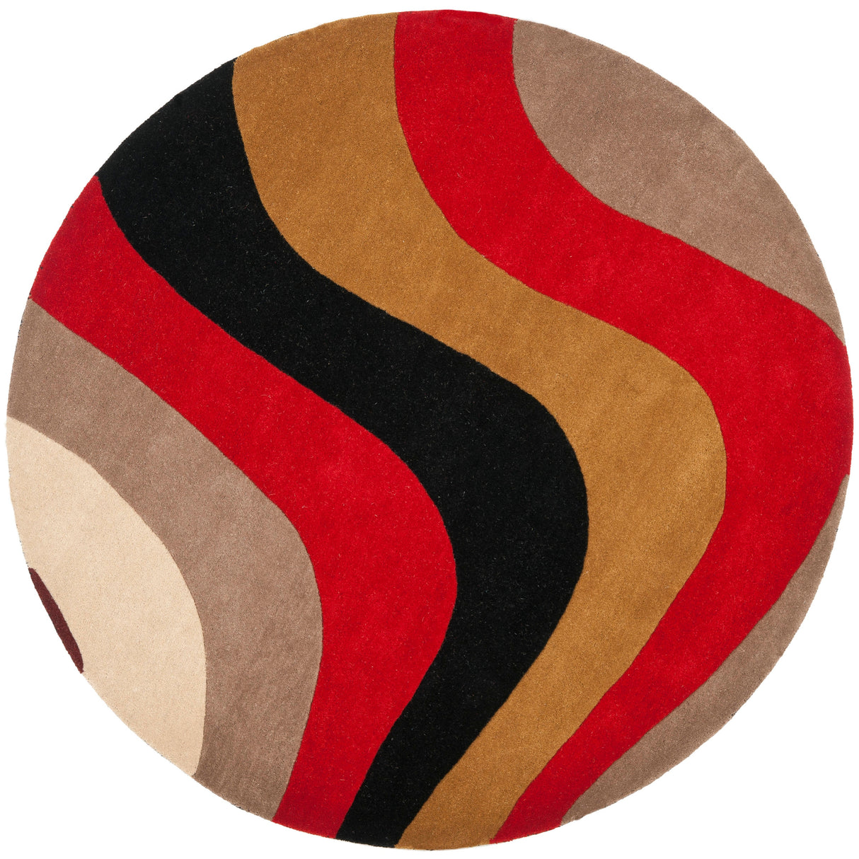 SAFAVIEH Handmade Rodeo Drive Siska Mid-Century Modern Abstract Wool Rug