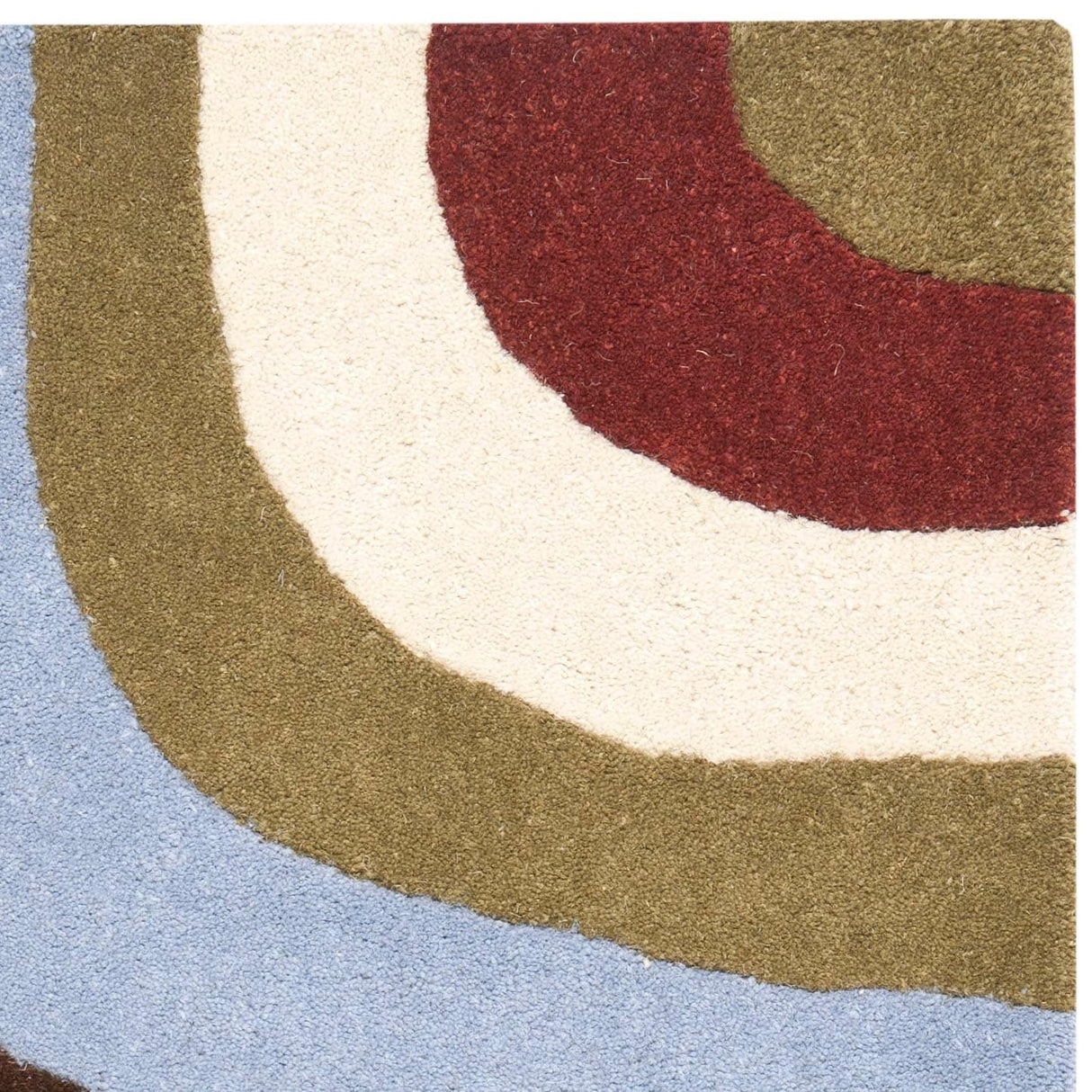 SAFAVIEH Handmade Rodeo Drive Siska Mid-Century Modern Abstract Wool Rug