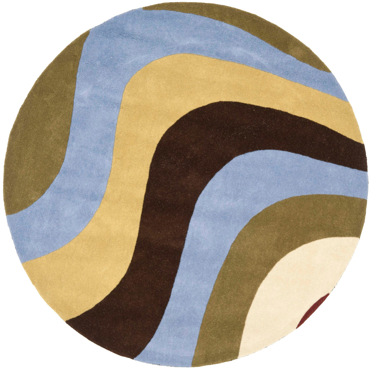 SAFAVIEH Handmade Rodeo Drive Siska Mid-Century Modern Abstract Wool Rug