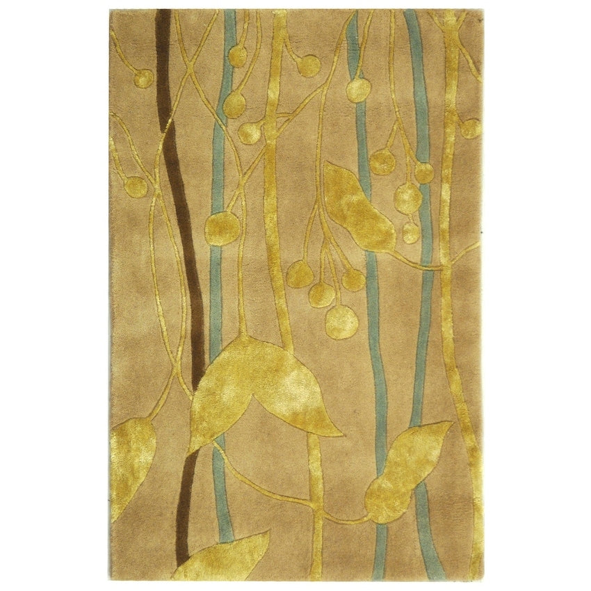 SAFAVIEH Handmade Rodeo Drive Yoshiya Mid-Century Modern Abstract Wool Rug