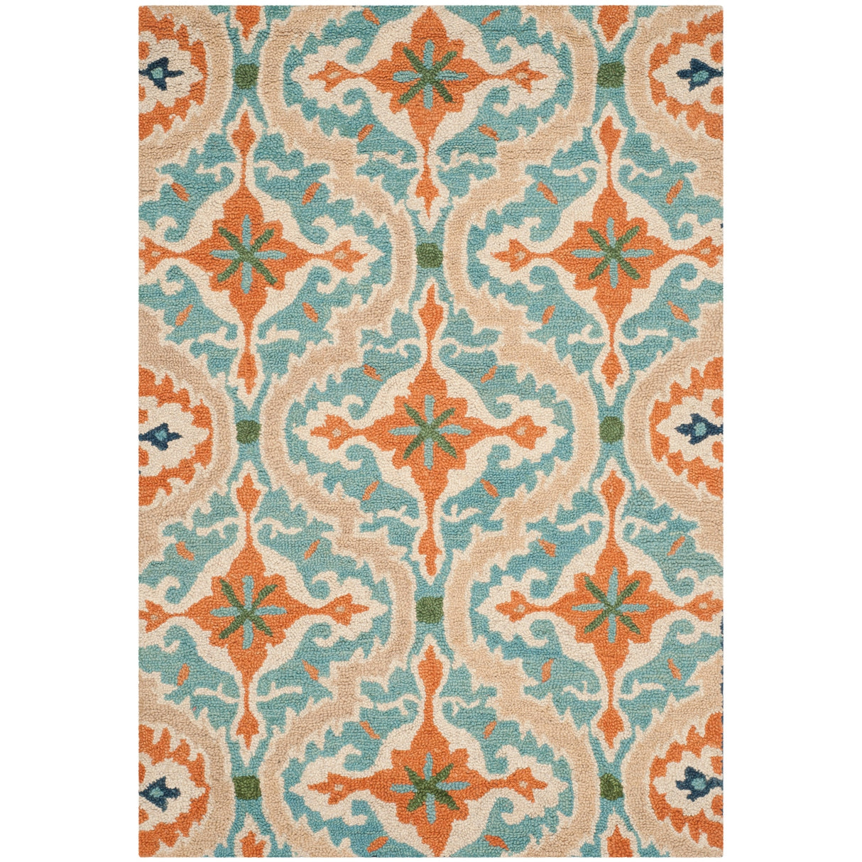 SAFAVIEH Handmade Roslyn Sigurjona Modern Floral Wool Rug