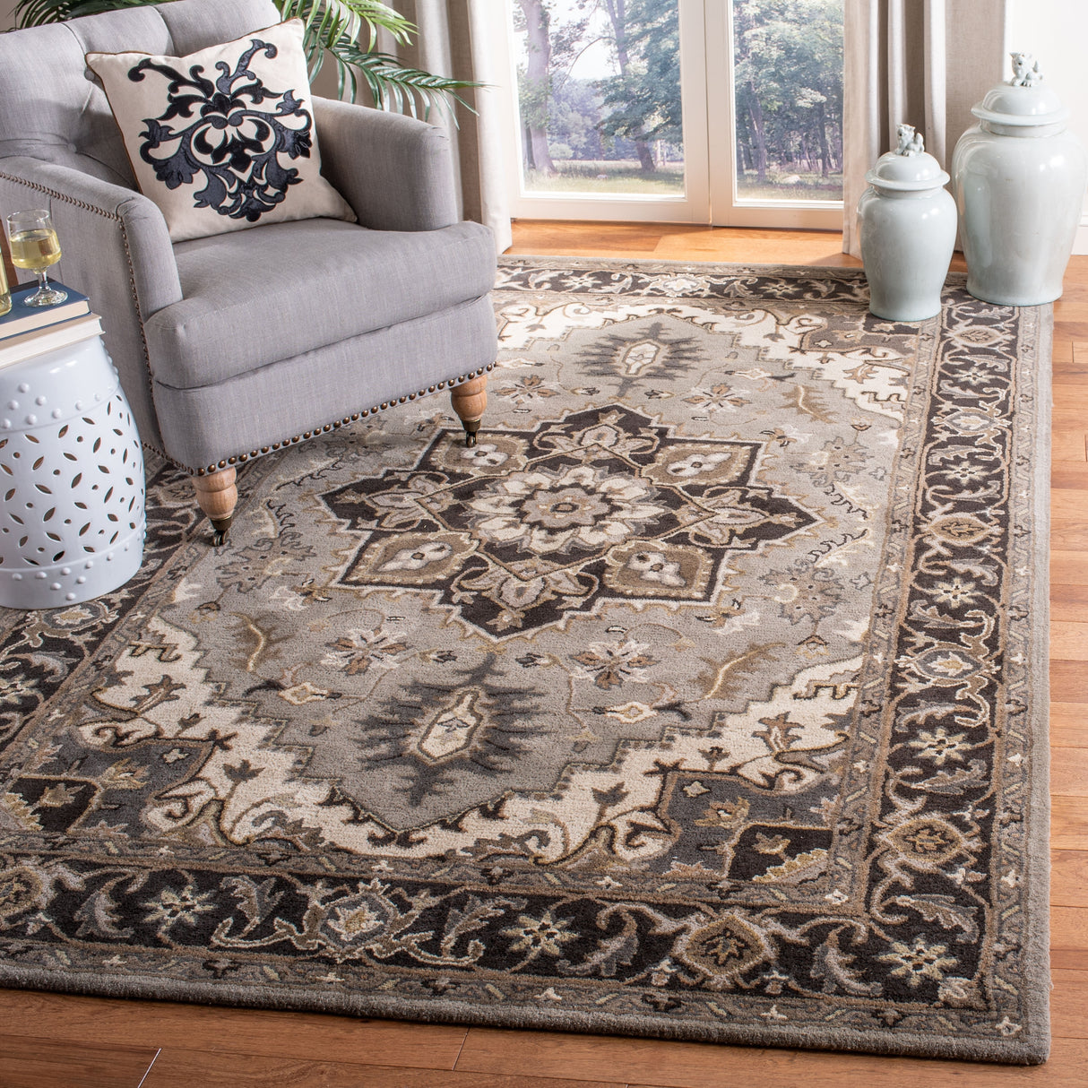 SAFAVIEH Handmade Royalty Chyna Traditional Oriental Wool Rug