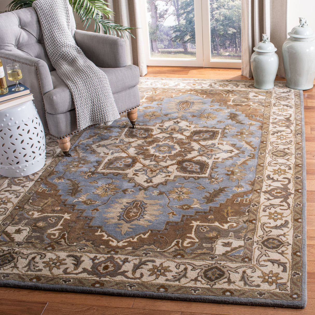 SAFAVIEH Handmade Royalty Chyna Traditional Oriental Wool Rug