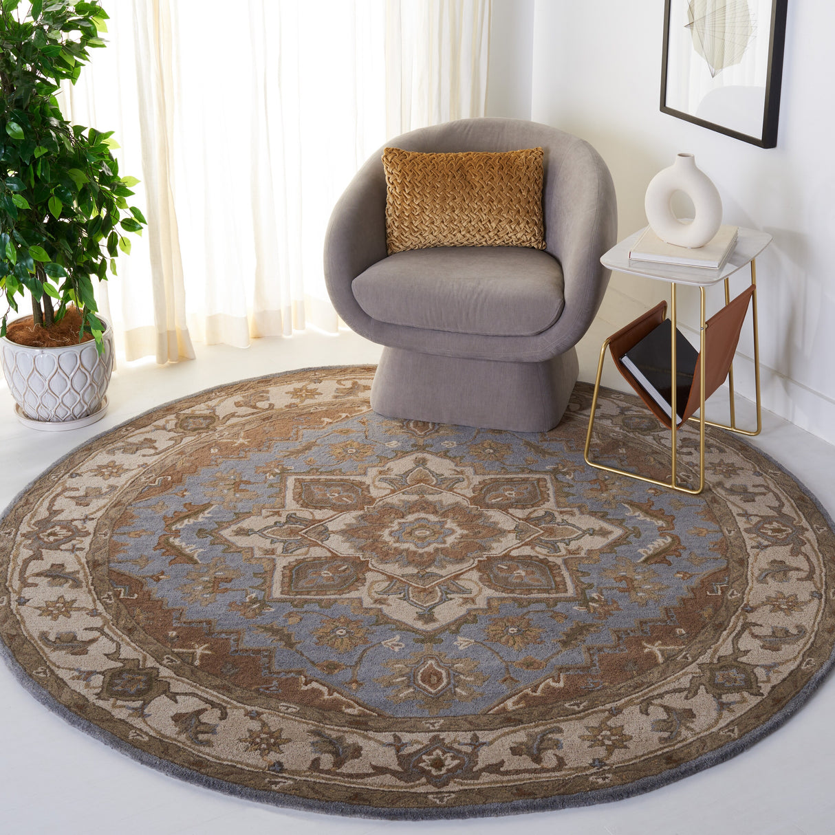 SAFAVIEH Handmade Royalty Chyna Traditional Oriental Wool Rug