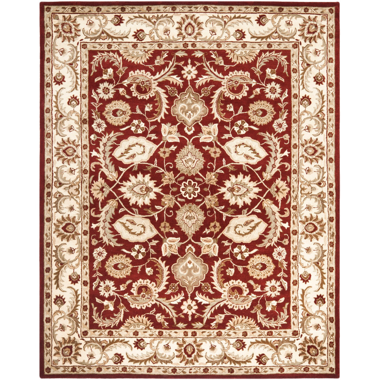 SAFAVIEH Handmade Royalty Soraya Ivory Wool Rug