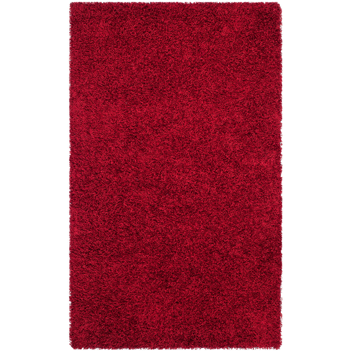 SAFAVIEH Handmade Rubi Shag Mevlide Solid Polyester Rug