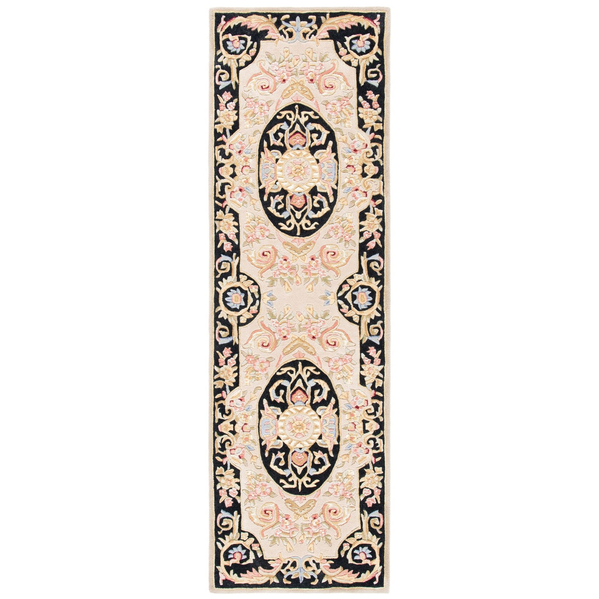 SAFAVIEH Handmade Savonnerie Alice Traditional Oriental Wool Rug