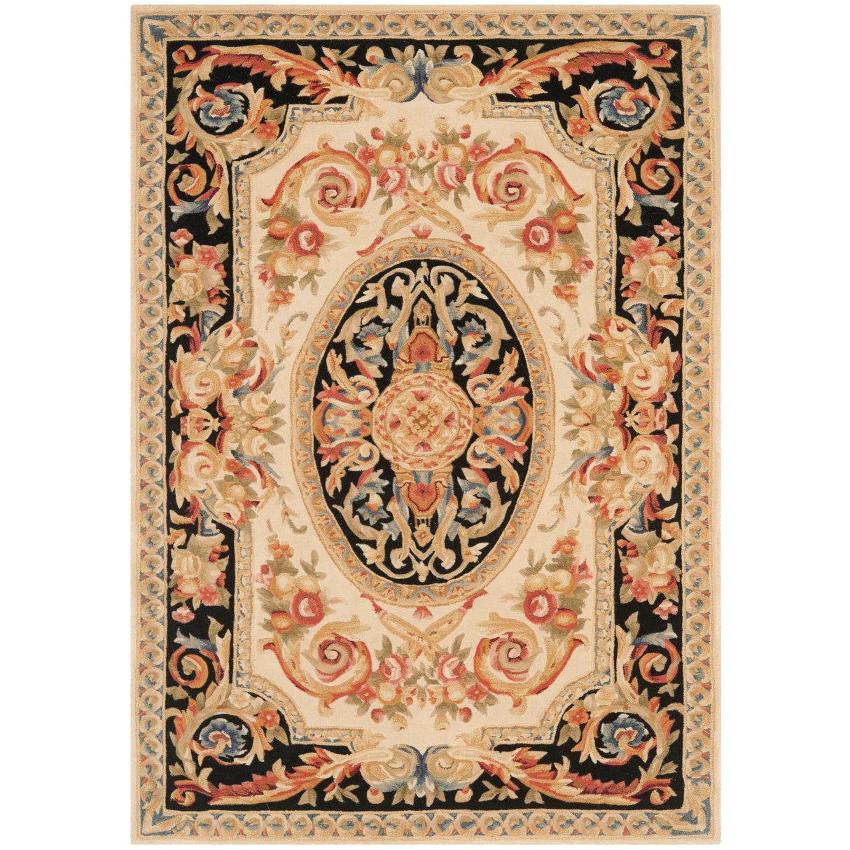 SAFAVIEH Handmade Savonnerie Alice Traditional Oriental Wool Rug