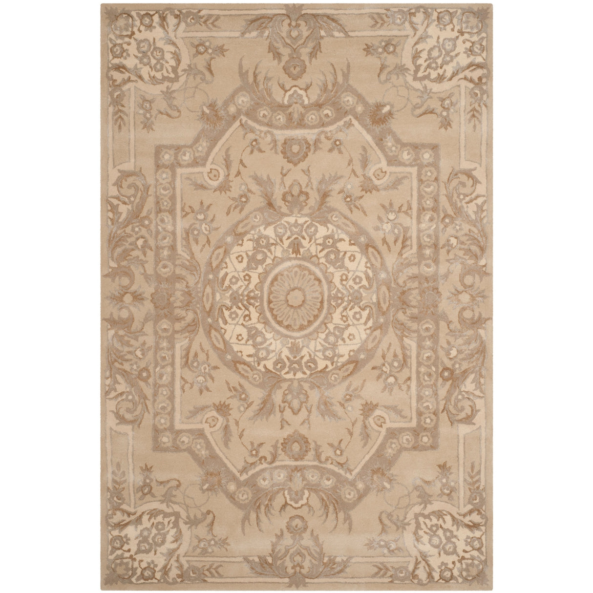 SAFAVIEH Handmade Savonnerie Dasia Traditional Oriental Wool Rug