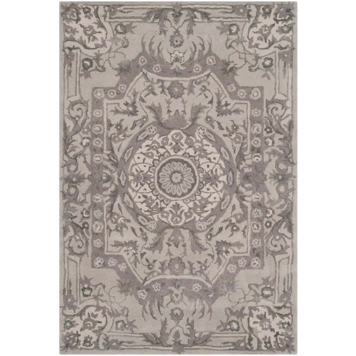 SAFAVIEH Handmade Savonnerie Dasia Traditional Oriental Wool Rug