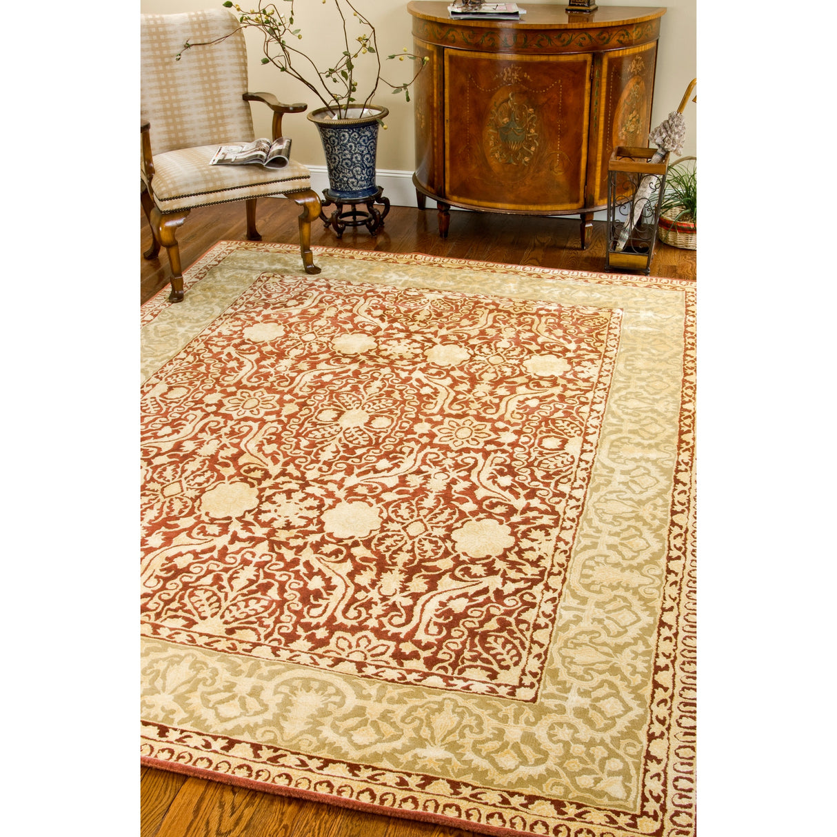 SAFAVIEH Handmade Silk Road Jalissa Traditional Oriental Wool Rug