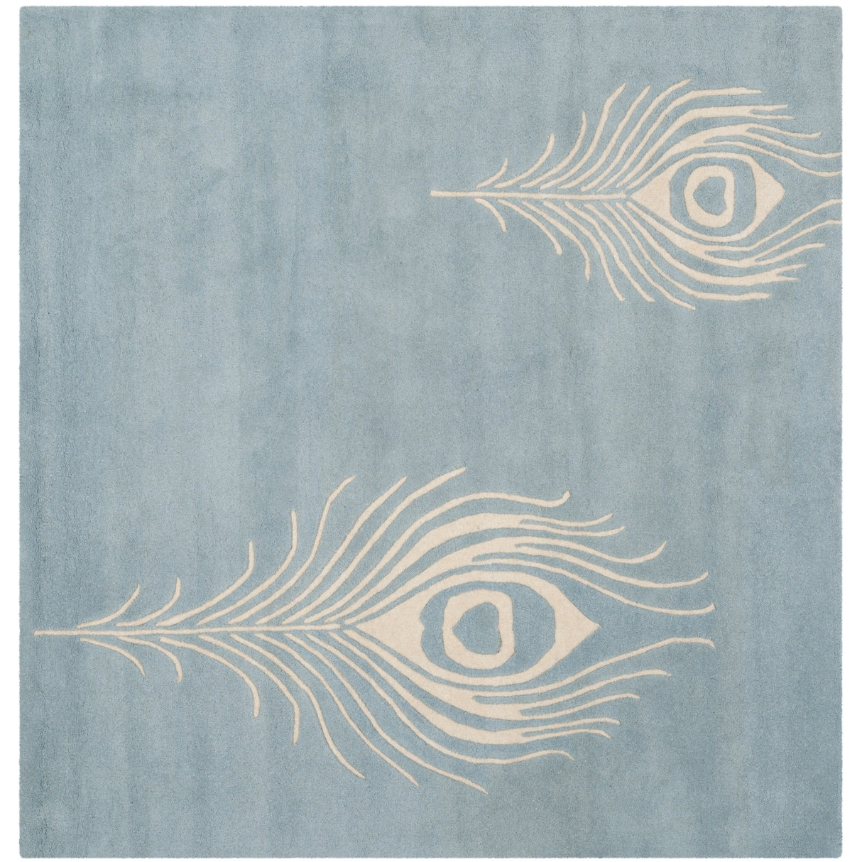 SAFAVIEH Handmade Soho Alyse Peacock Feather N.Z. Wool Rug