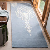 SAFAVIEH Handmade Soho Alyse Peacock Feather N.Z. Wool Rug