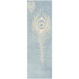 SAFAVIEH Handmade Soho Alyse Peacock Feather N.Z. Wool Rug