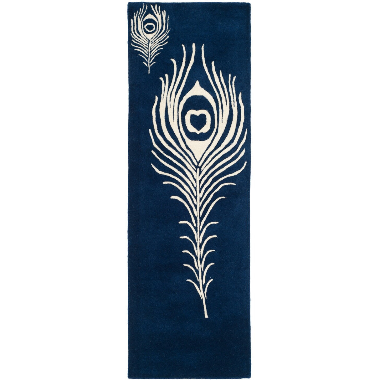 SAFAVIEH Handmade Soho Alyse Peacock Feather N.Z. Wool Rug