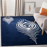 SAFAVIEH Handmade Soho Alyse Peacock Feather N.Z. Wool Rug