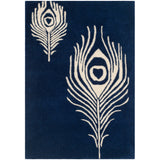 SAFAVIEH Handmade Soho Alyse Peacock Feather N.Z. Wool Rug