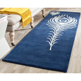 SAFAVIEH Handmade Soho Alyse Peacock Feather N.Z. Wool Rug