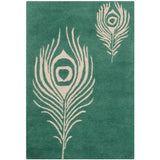 SAFAVIEH Handmade Soho Alyse Peacock Feather N.Z. Wool Rug