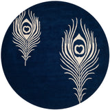 SAFAVIEH Handmade Soho Alyse Peacock Feather N.Z. Wool Rug