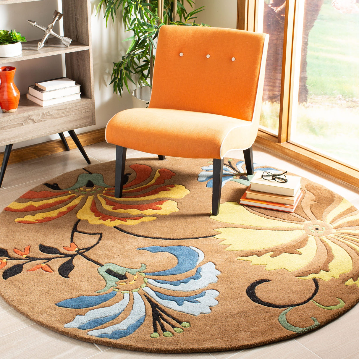 SAFAVIEH Handmade Soho Ciji Floral N.Z. Wool Rug