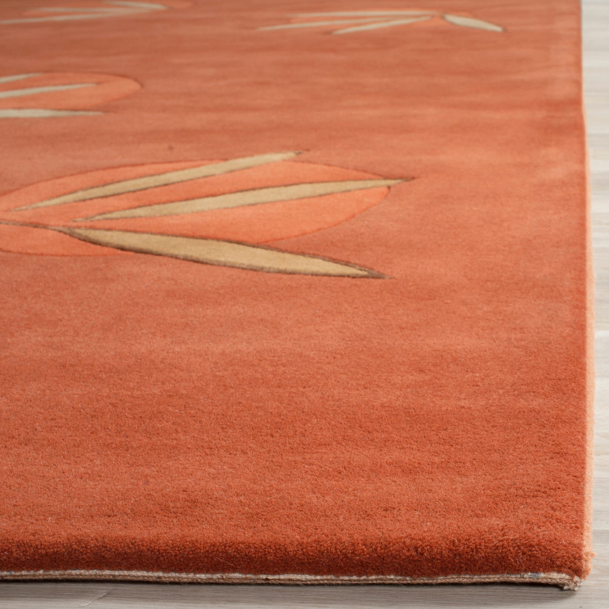 SAFAVIEH Handmade Soho Kaela Rust N.Z.Wool Rug