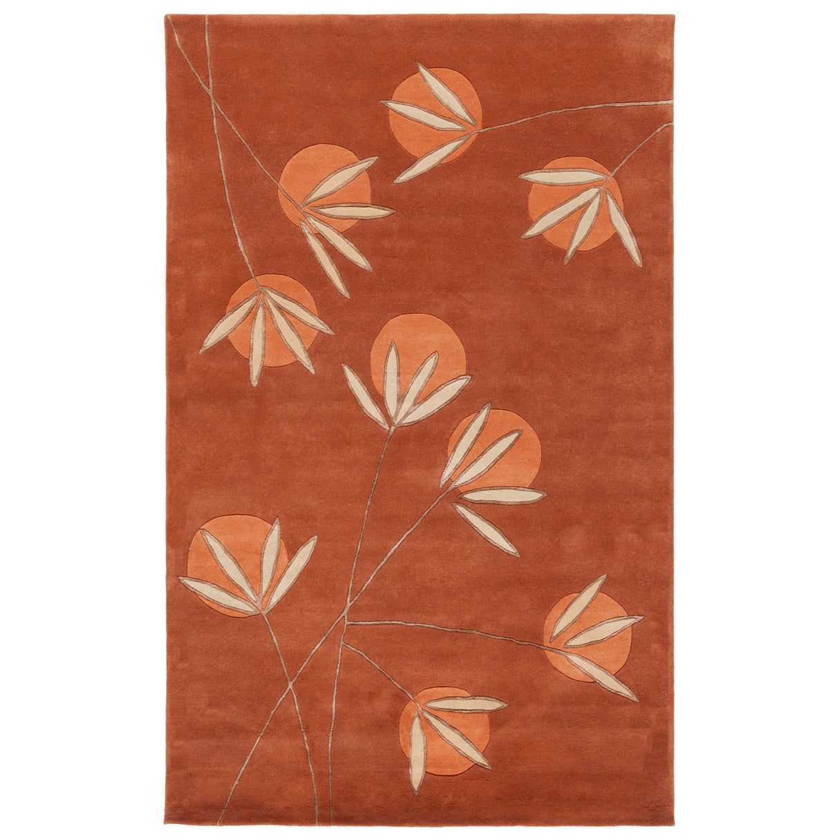 SAFAVIEH Handmade Soho Kaela Rust N.Z.Wool Rug