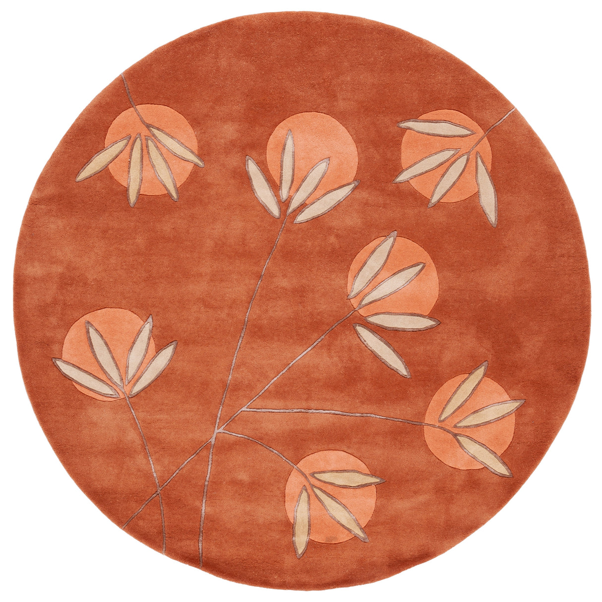 SAFAVIEH Handmade Soho Kaela Rust N.Z.Wool Rug