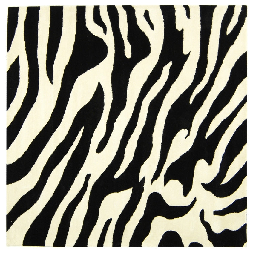 SAFAVIEH Handmade Soho Kasandra Zebra N.Z. Wool Rug