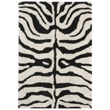 SAFAVIEH Handmade Soho Nakita Zebra Pattern New Zealand Wool