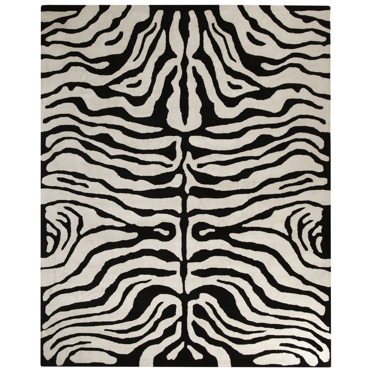 SAFAVIEH Handmade Soho Nakita Zebra Pattern New Zealand Wool